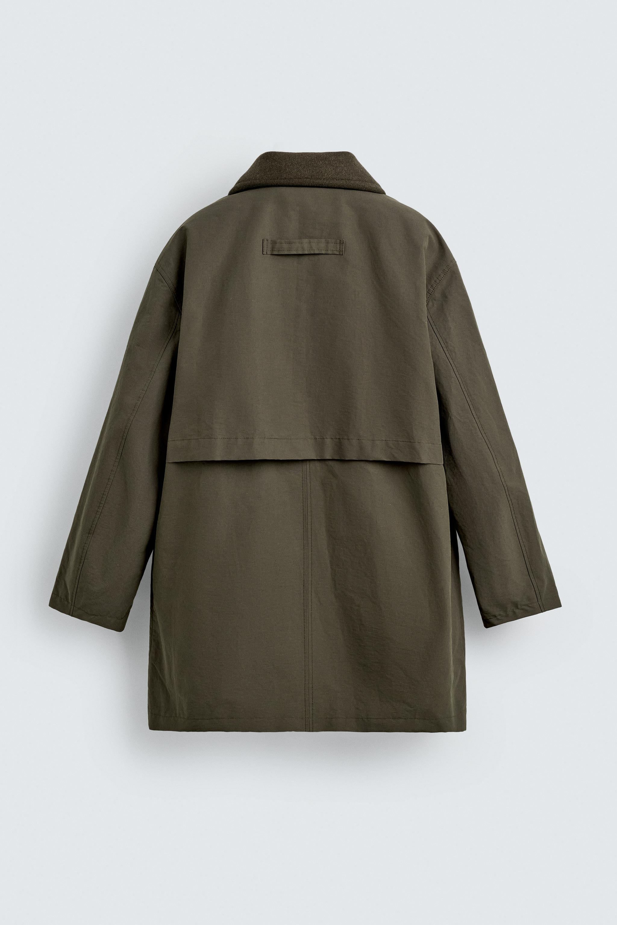 COMBINATION COLLAR TECHNICAL PARKA AARON LEVINE X ZARA